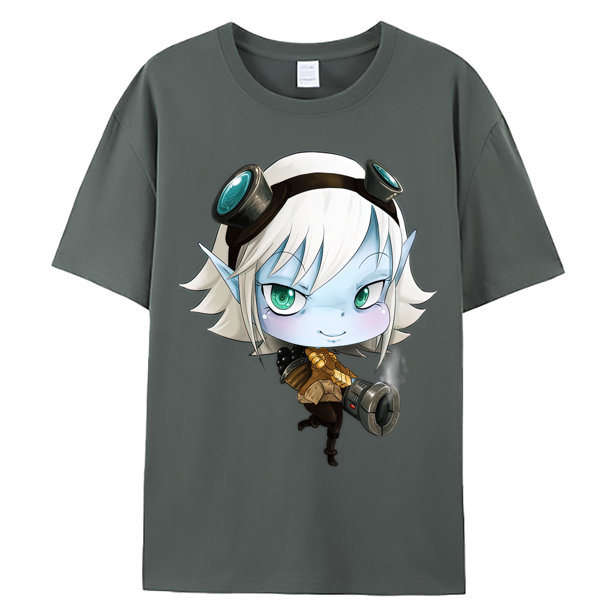 （画像用） リーグ・オブ・レジェンド League of Legends LOL 綿100％ メンズ半袖Tシャツ｜肌触りやわらか＆通気性